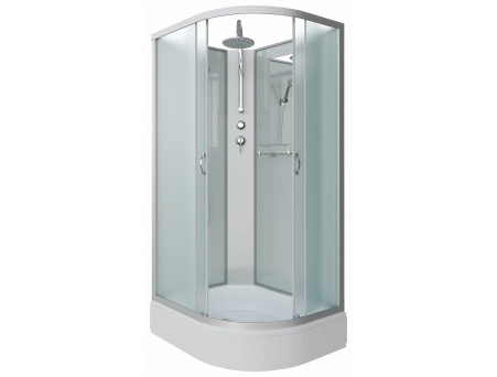 Душевая кабина Niagara Classic NG-33394-14LBKT 130x90 со средним поддоном, матовым стеклом 333944LBKT