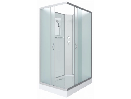 Душевая кабина Niagara Classic NG-43285-14QBK 120x80 с низким поддоном, матовым стеклом 432853QBK