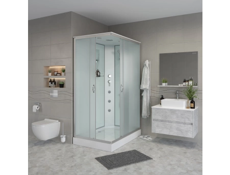Душевая кабина Niagara Classic NG-43285-14QG 120x80 с низким поддоном, матовым стеклом 432853QG - фото 2