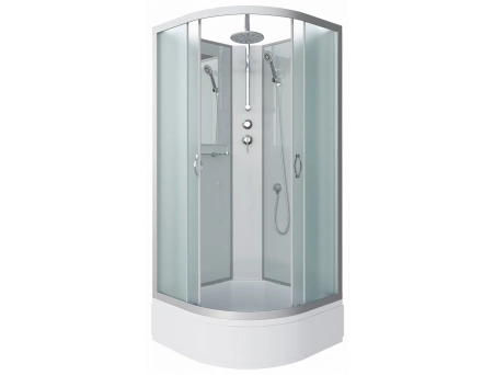 Душевая кабина Niagara Classic NG-3301-14BKT 90x90 со средним поддоном, матовым стеклом 33011424BKT