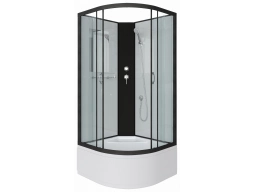 Душевая кабина Niagara Classic NG-6708-14BK 90x90 высокий поддон, прозрачное стекло