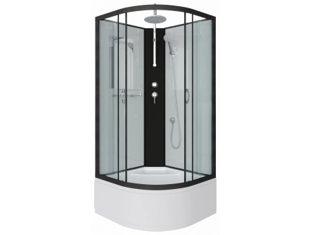 Душевая кабина Niagara Classic NG-6708-14BKT 90x90 с высоким поддоном, прозрачным стеклом 67081414BKT