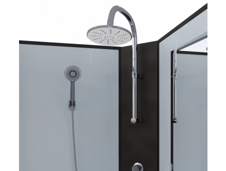 Душевая кабина Niagara Classic NG-6708-14BKTG 90x90 с высоким поддоном, прозрачным стеклом 67081414BKTG - фото 4