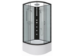 Душевая кабина Niagara Classic NG-6707-14BKTG 80x80 высокий поддон, прозрачное стекло