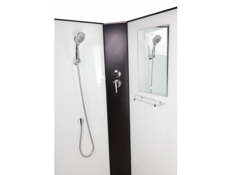 Душевая кабина Niagara Classic NG-6701-14BK 90x90 со средним поддоном, прозрачным стеклом 67011414BK - фото 4
