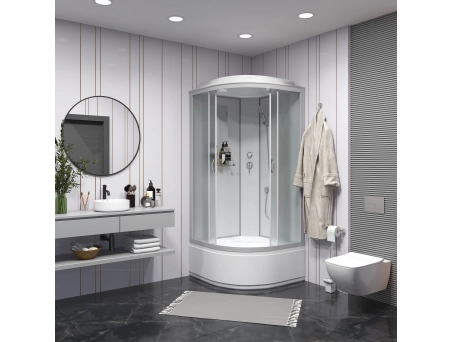 Душевая кабина Niagara Classic NG-2309-14 100x100 с высоким поддоном, матовым стеклом 23091424 - фото 3