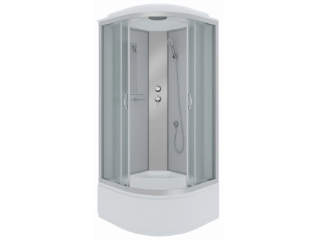 Душевая кабина Niagara Classic NG-2309-14 100x100 с высоким поддоном, матовым стеклом 23091424
