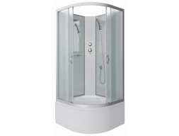 Душевая кабина Niagara Classic NG-2309-14BK 100x100 высокий поддон, матовое стекло