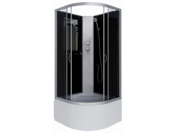 Душевая кабина Niagara Classic NG-2509-14BK 100x100 высокий поддон, тонированное стекло