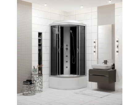 Душевая кабина Niagara Classic NG-2509-14G 100x100 с высоким поддоном, тонированным стеклом 25091434G - фото 3