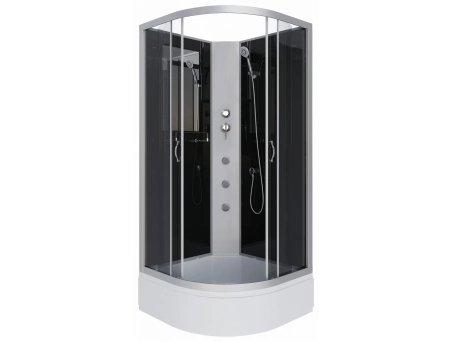 Душевая кабина Niagara Classic NG-3501-14BKG 90x90 со средним поддоном, тонированным стеклом 35011434BKG