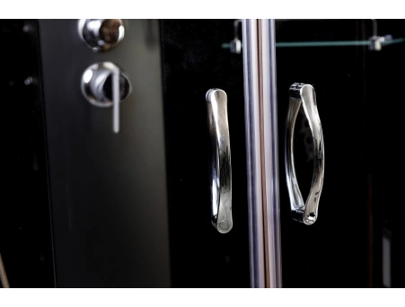 Душевая кабина Niagara Classic NG-6501-14BK 90x90 со средним поддоном, тонированным стеклом 65011434BK - фото 7