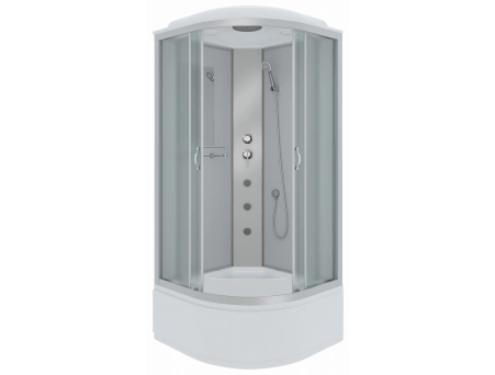 Душевая кабина Niagara Classic NG-2308-14G 90x90 с высоким поддоном, матовым стеклом 23081424G