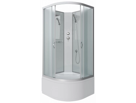 Душевая кабина Niagara Classic NG-2308-14BK 90x90 с высоким поддоном, матовым стеклом 23081424BK