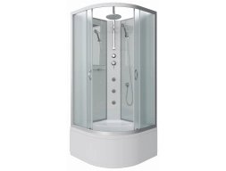 Душевая кабина Niagara Classic NG-2308-14BKTG 90x90 высокий поддон, матовое стекло