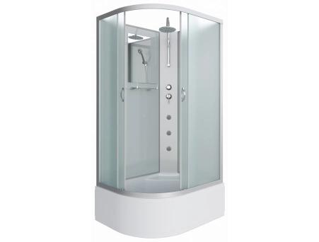 Душевая кабина Niagara Classic NG-2310-14RBKTG 120x80 с высоким поддоном, матовым стеклом 23101424RBKTG