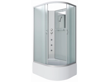 Душевая кабина Niagara Classic NG-2310-14LBKG 120x80 с высоким поддоном, матовым стеклом 23101424LBKG