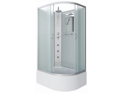 Душевая кабина Niagara Classic NG-2310-14LBKTG 120x80 высокий поддон, матовое стекло