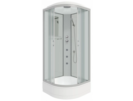 Душевая кабина Niagara Classic NG-3302-14G 100x100 со средним поддоном, матовым стеклом 33021424G