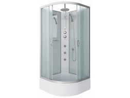 Душевая кабина Niagara Classic NG-3302-14BKTG 100x100 средний поддон, матовое стекло
