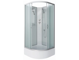 Душевая кабина Niagara Classic NG-3302-14BK 100x100 средний поддон, матовое стекло