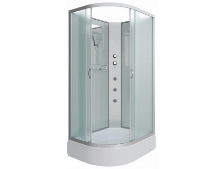 Душевая кабина Niagara Classic NG-33084-14RBKG 100x80 со средним поддоном, матовым стеклом 330844RBKG