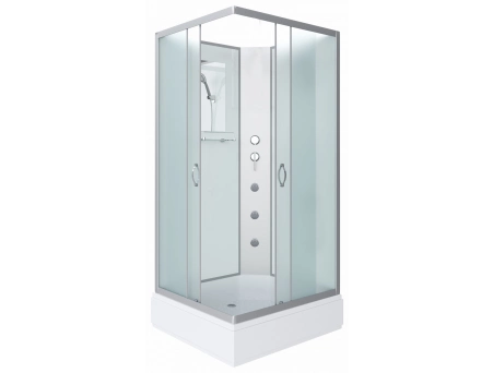 Душевая кабина Niagara Classic NG-33084-14QBKG 100x80 со средним поддоном, матовым стеклом 330844QBKG