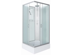 Душевая кабина Niagara Classic NG-33084-14QBKT 100x80 средний поддон, матовое стекло