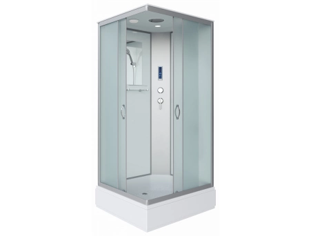 Душевая кабина Niagara Classic NG-33084-14QP 100x80 со средним поддоном, матовым стеклом 330844QP