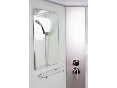 Душевая кабина Niagara Classic NG-33084-14QP 100x80 со средним поддоном, матовым стеклом 330844QP - фото 4