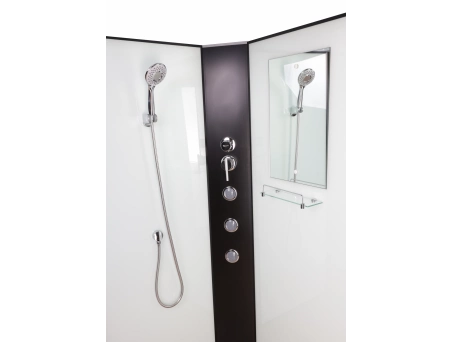 Душевая кабина Niagara Classic NG-6703-14BKG 80x80 со средним поддоном, прозрачным стеклом 67031414BKG - фото 4