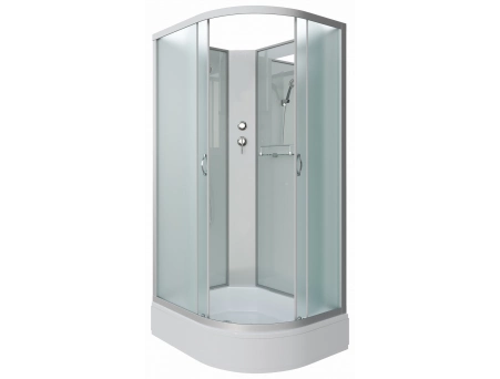 Душевая кабина Niagara Classic NG-33294-14LBK 120x90 со средним поддоном, матовым стеклом 332944LBK
