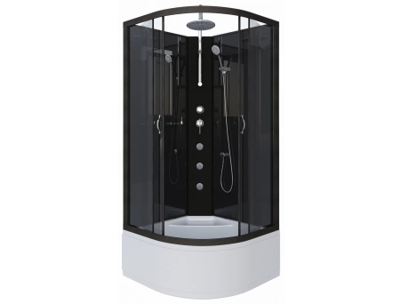 Душевая кабина Niagara Classic NG-6508-14BKTG 90x90 с высоким поддоном, тонированным стеклом 65081434BKTG