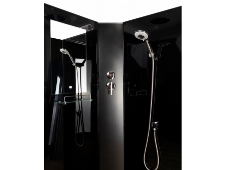 Душевая кабина Niagara Classic NG-6508-14BK 90x90 с высоким поддоном, тонированным стеклом 65081434BK - фото 4