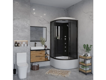 Душевая кабина Niagara Classic NG-6508-14G 90x90 с высоким поддоном, тонированным стеклом 65081434G - фото 3