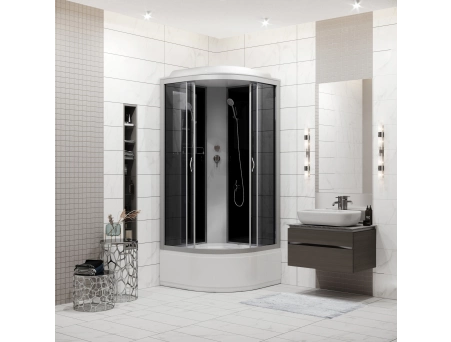 Душевая кабина Niagara Classic NG-2507-14 80x80 с высоким поддоном, тонированным стеклом 25071434 - фото 3