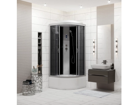 Душевая кабина Niagara Classic NG-2507-14P 80x80 с высоким поддоном, тонированным стеклом 25071434P - фото 3