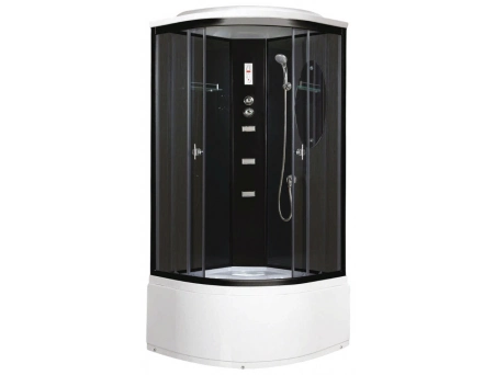 Душевая кабина Niagara Ultra NG-211-01N 90x90 с высоким поддоном, тонированным стеклом 2110134N