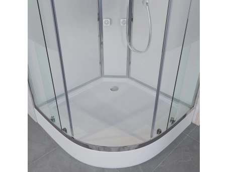 Душевая кабина Niagara Ultra NG-302-01 100x100 с низким поддоном, комбинированным стеклом (прозрачным, матовым) 3020164 - фото 10