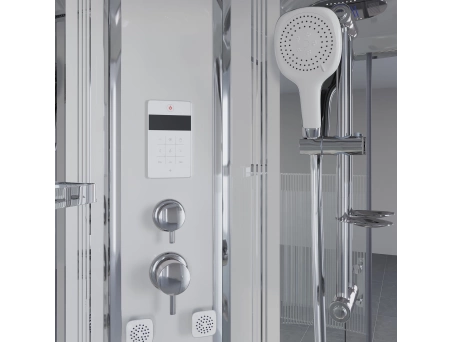 Душевая кабина Niagara Ultra NG-701-01 90x90 с низким поддоном, прозрачным стеклом с рисунком 7010164 - фото 3