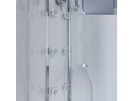 Душевая кабина Niagara Ultra NG-308-01 90x90 с высоким поддоном, комбинированным стеклом (прозрачным, матовым) 3080164 - фото 4