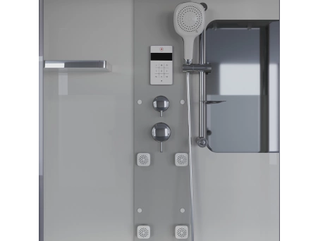 Душевая кабина Niagara Ultra NG-3150-01 150x70 с высоким поддоном, комбинированным стеклом (прозрачным, матовым) 31500164 - фото 5