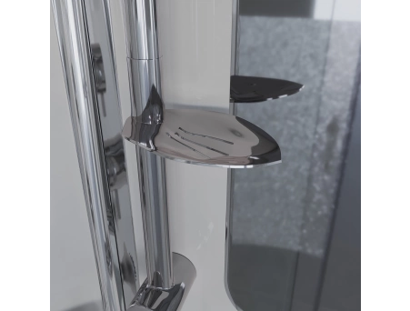 Душевая кабина Niagara Ultra NG-3170-01 170x75 с высоким поддоном, комбинированным стеклом (прозрачным, матовым) 31700164 - фото 8