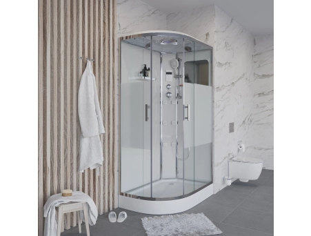 Душевая кабина Niagara Ultra NG-303-01R 120x80 с низким поддоном, комбинированным стеклом (прозрачным, матовым) 3030164R - фото 2