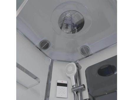 Душевая кабина Niagara Ultra NG-307-01L 120x80 с высоким поддоном, комбинированным стеклом (прозрачным, матовым) 3070164L - фото 6