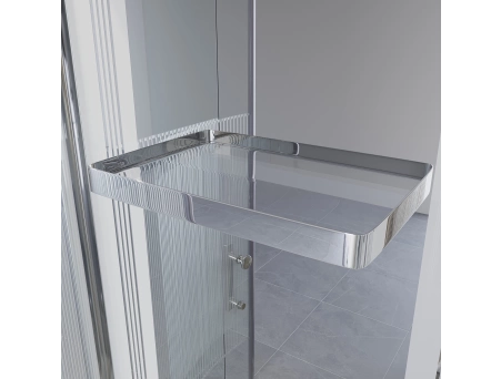 Душевая кабина Niagara Ultra NG-7012-01 120x120 с низким поддоном, прозрачным стеклом с рисунком 70120164 - фото 6