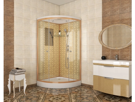 Душевая кабина Niagara Luxe NG-7701G 90x90 с низким поддоном, прозрачным стеклом 7701G - фото 2