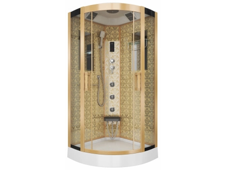 Душевая кабина Niagara Luxe NG-7715G 90x90 с низким поддоном, прозрачным стеклом 7715G