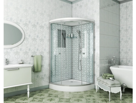 Душевая кабина Niagara Luxe NG-7701W 90x90 с низким поддоном, прозрачным стеклом 7701W - фото 2