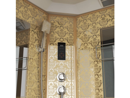 Душевая кабина Niagara Luxe NG-7710G 100x100 с высоким поддоном, прозрачным стеклом 7710G - фото 3